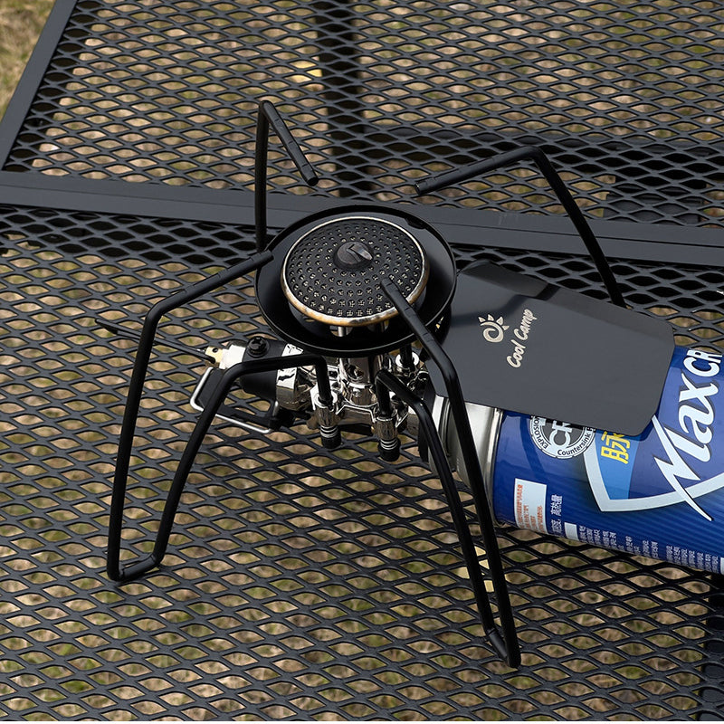 Windproof and Anti-Scald Camping Stove  Outdoor Tourist Burner Parts  Spider Stove  Backpack  Hiking Gas Furnace