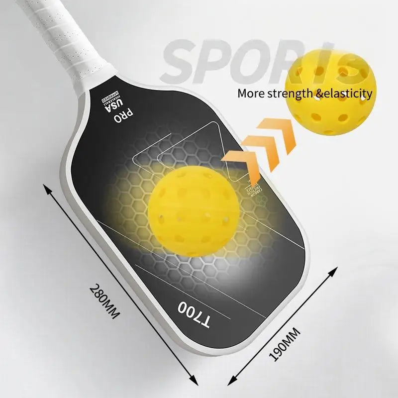 16mm Pickleball Paddle GEN 4 TFP Foam Core With Toray T700 Carbon Fiber Surface Professional Pickleball Racket For Entertainment
