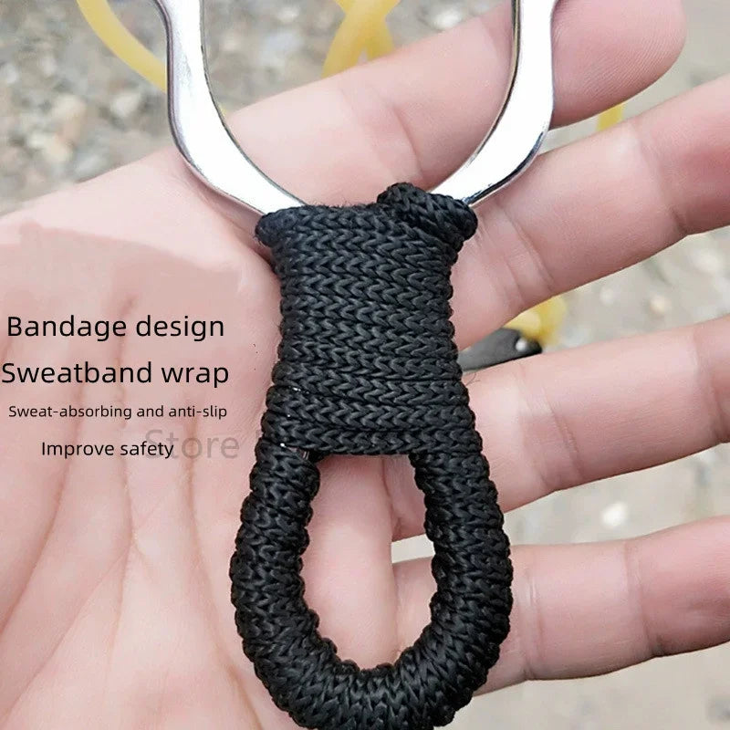 Newest Powerful Sling Shot Aluminium Alloy Slingshot  Bow Catapult Outdoor Hunting Shooting Professional Slingshot