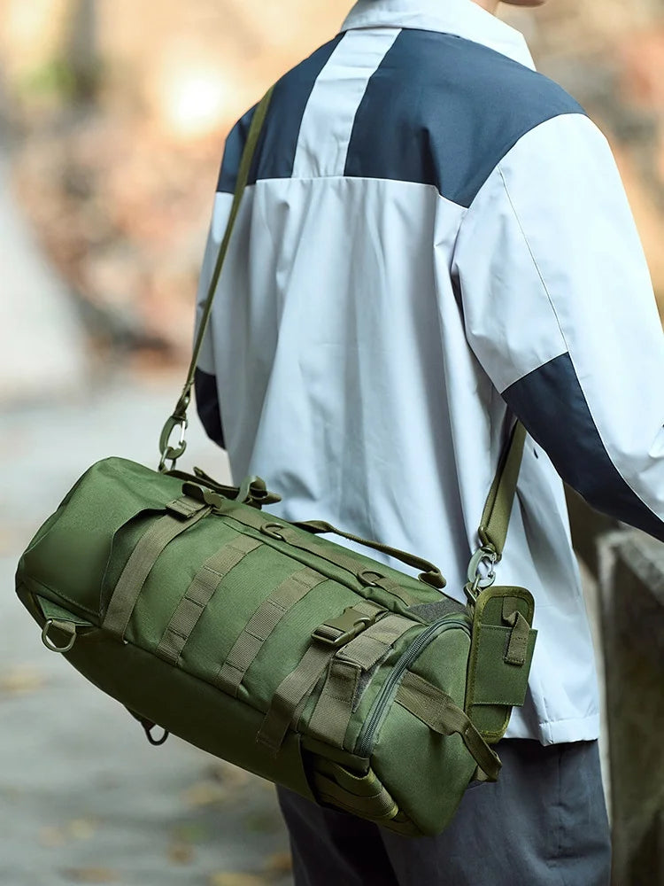 Outdoor Hiking Sports Tactical Backpack Waterproof Riding Fishing Bag Rucksack Men Women Climbing Camping Travel Shoulder Bags