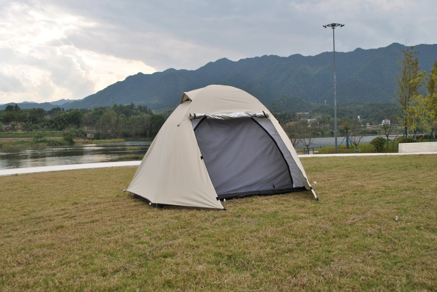 Waterproof Backpacking Tent 2 Person Lightweight Camping Tents 2 People Hiking Tents,4 Season Double Layer Outdoor Tent