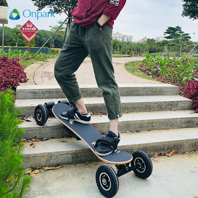 Wholesale remote control complete motorized all terrain electric skateboard