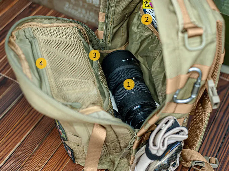 New Outdoor Mountaineering Army Fans Tactical Equipment Pack 24-hour Multi Functional Assault Action Backpack