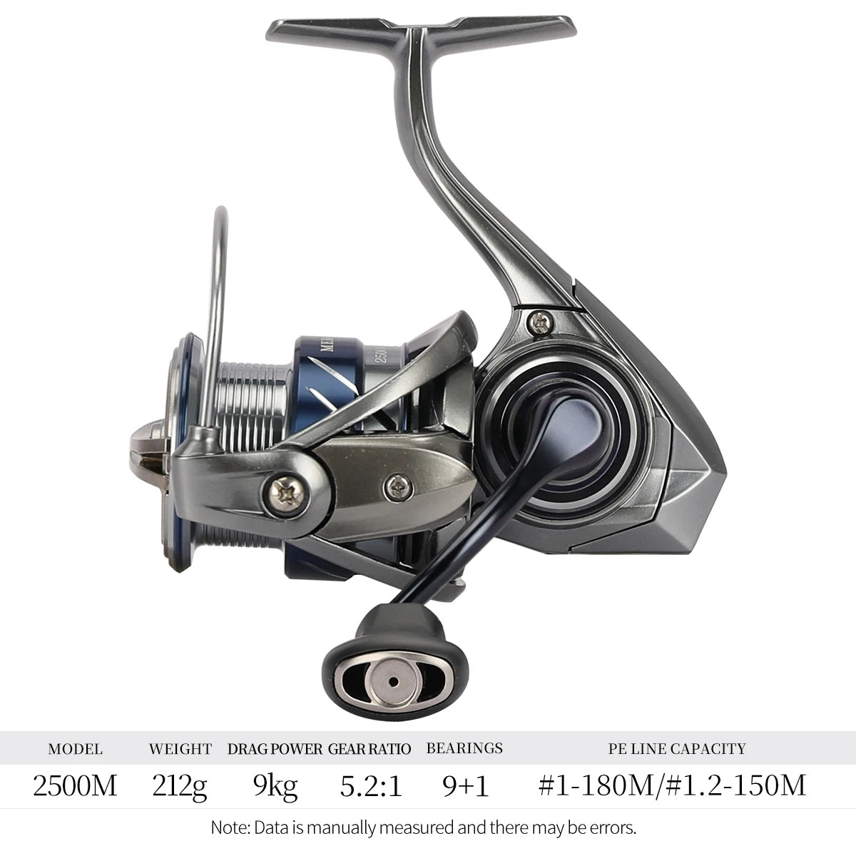 TSURINOYA METAL Spinning Fishing Reel MERLIN 1000 C2000S 165g baitcast reel  ULTRALIGHT &VERSATILE Saltwater Bass Pike Wheel
