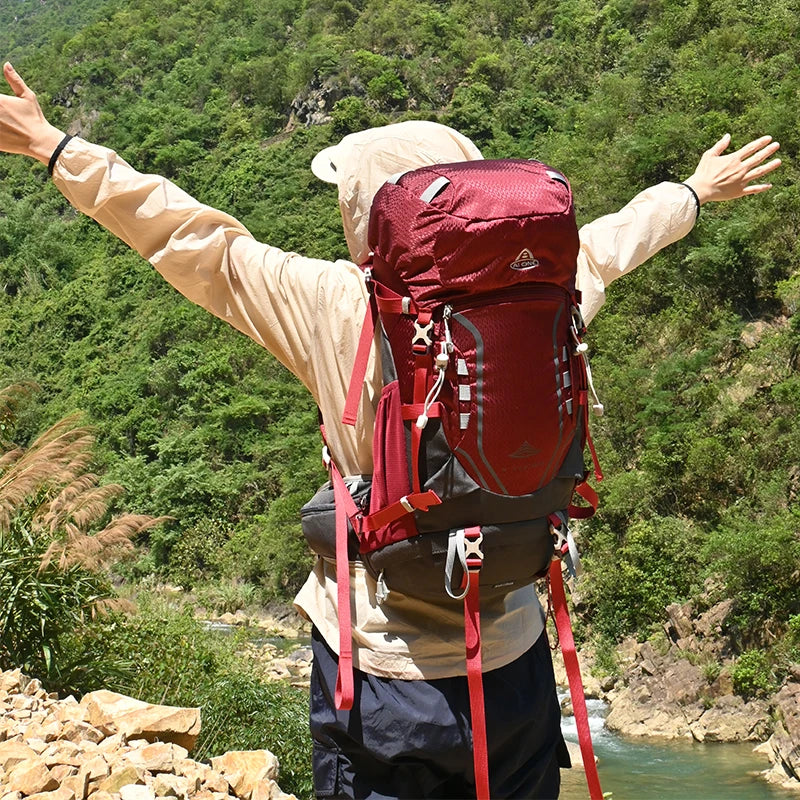 40L Ultralight Hiking Backpack for Men & Women Multi-Purpose Travel Pack | Large Capacity Trekking Camping Climbing Outdoor Gear