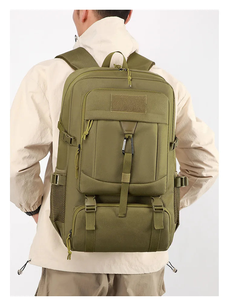 Oulylan Durable Portable Travel Shoulders Pack Versatile Outdoor Practical Climbing Bags Men Lightweight Large Capacity Backpack