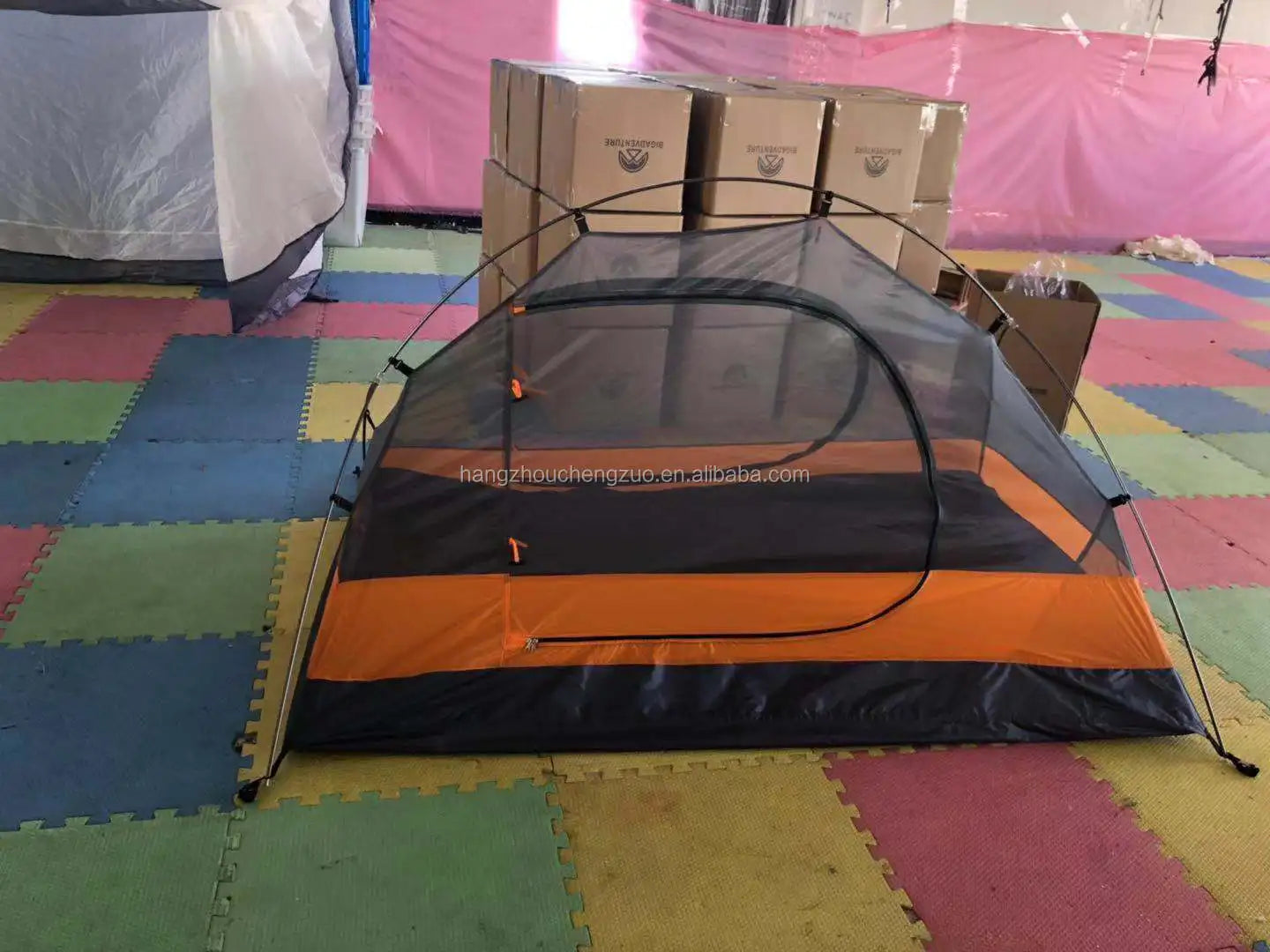 Nemo Hornet Self-standing Ultralight 2 Man Tent 20D Nylon Silicon Coated Backpacking Tent with 2 Door,20D Silicon Tent