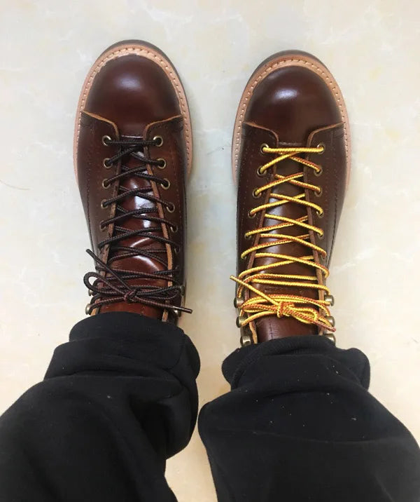 Mens British Wind Retro Boots Motorcycle Short Boots Men's Leather Boot Casual Work Shoes Men Women's Tide Chelsea Boots