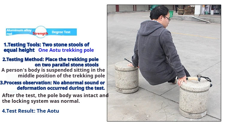 Trekking Poles for Hiking Walking Sticks for Seniors Collapsible and Lightweight, 2pc Set - Hiking Poles for Backpacking Camping