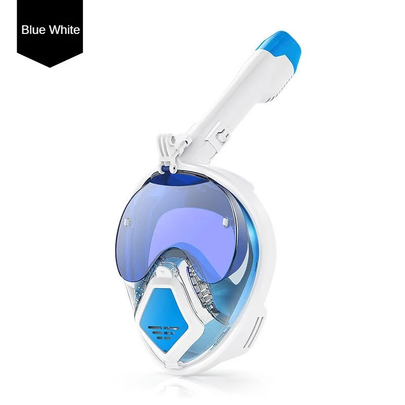 2025 New Professional Snorkeling Mask For Kids Adults High-definition Anti Fog Foldable Swimming Fully Dry Myopia Diving Goggles