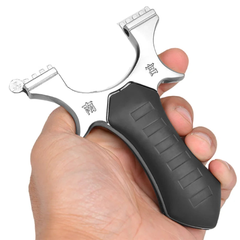 Strong Slingshot Alloy Fast Pressure Catapult Set Precision Outdoor Hunting Accessories Shooting Sports Tools