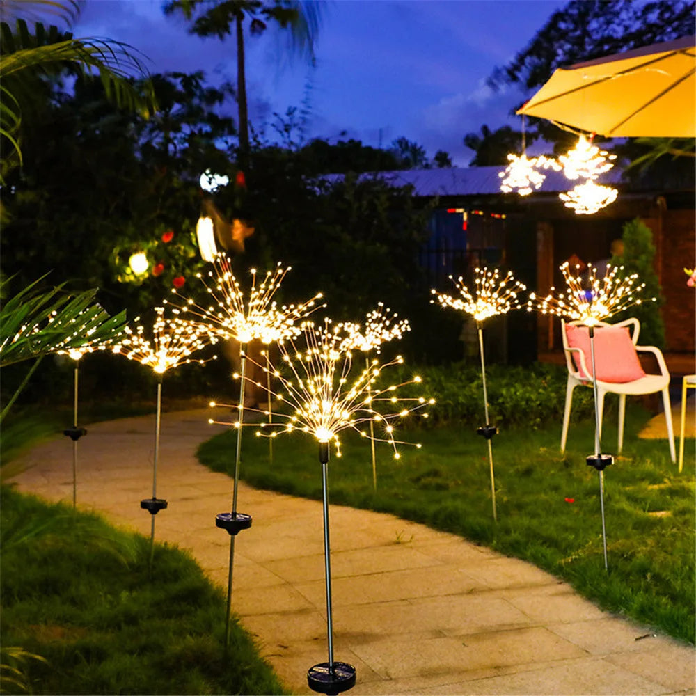 Super Solar LED Light Outdoor Waterproof Solar Light 8 Lighting Modes DIY Fairy Light Holiday Decorative garden Lights Lamp