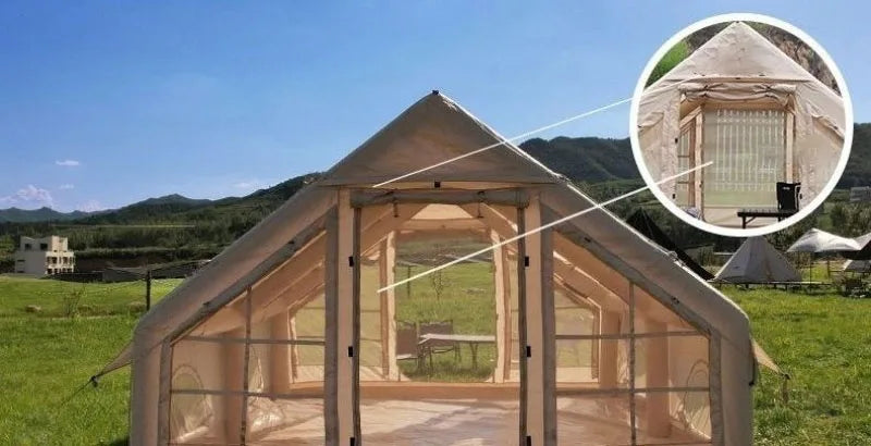 Oxford Cloth Camping Tents Outdoor Portable Quick Automatic Opening Inflatable Tent Rainproof Sun Protection Camping Equipment