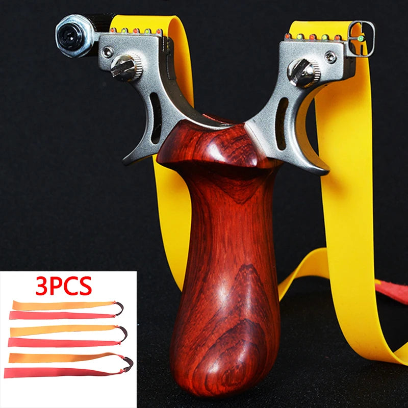 304 Stainless Steel Laser Slingsshot CNC 8020 Slingshot Outdoor Hunting Shooting Tirachinas Super Potential