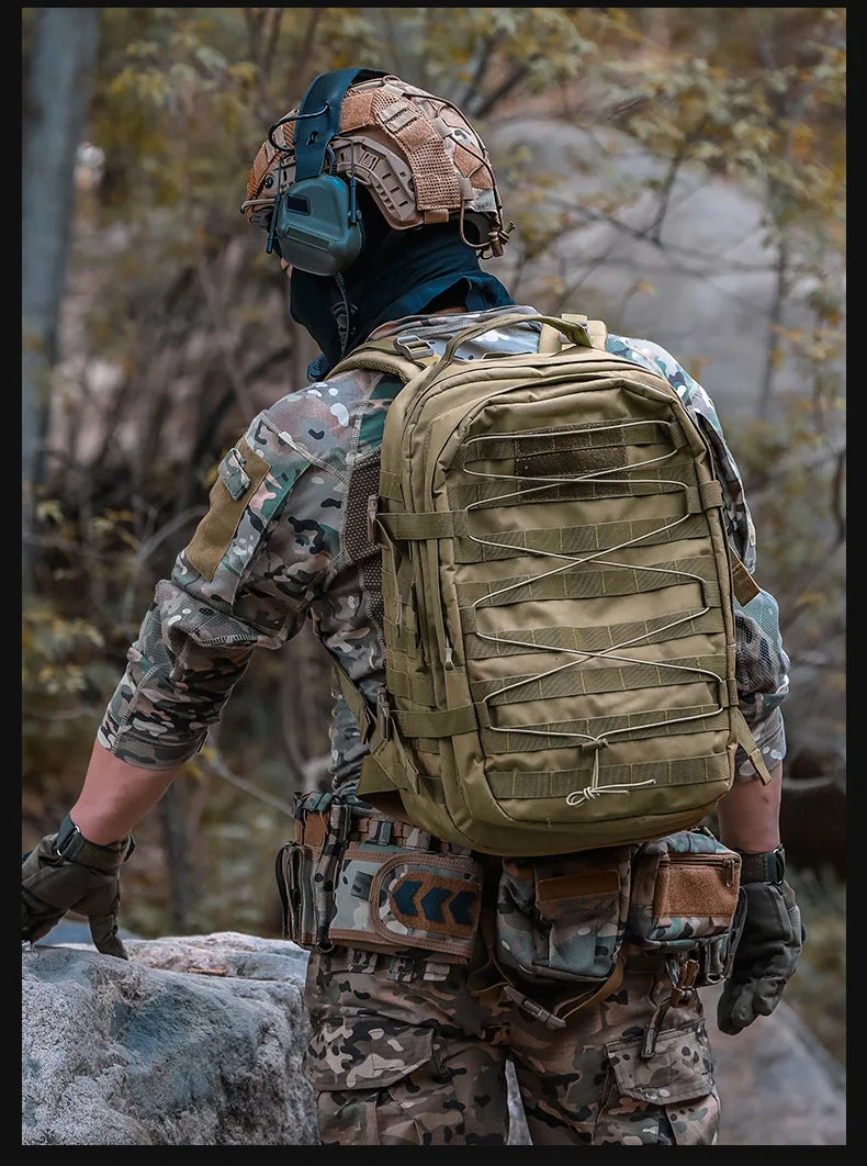 Tactical Camouflage Backpack Molle Hunting Backpacks Waterproof Camping Hiking Hunting Trekking Climbing Outdoor Bags Rucksack
