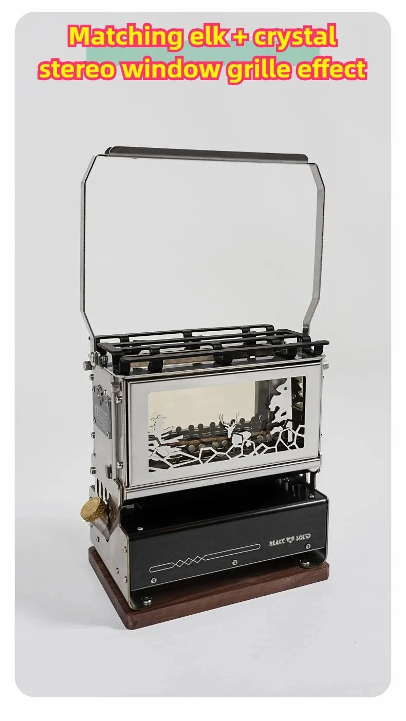 Portable Oil Lamp Stove Portable Outdoor Retro Camping Kerosene Lamp Camping Supplies Alcohol lamp