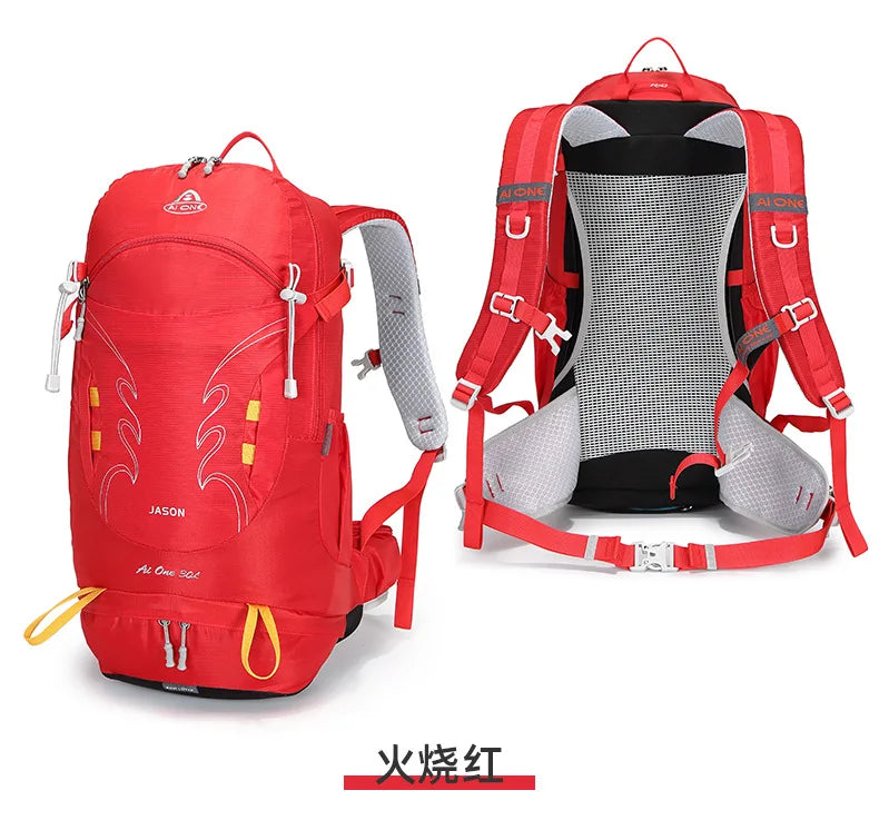 Ultralight 30L Suspension Hiking Backpack Breathable Mesh Frame Trekking Daypack for Men & Women Hiking Pack for Outdoor Sports