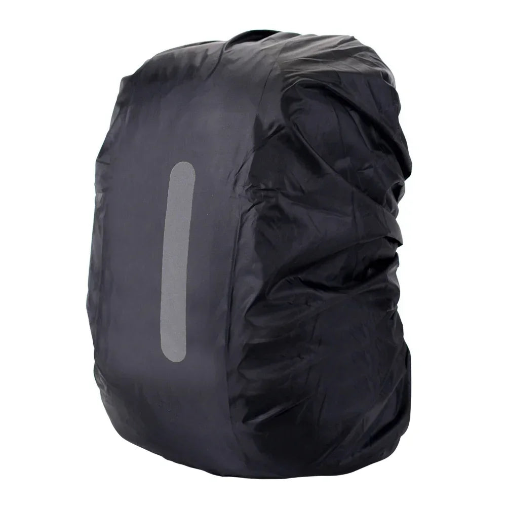 Reflective Waterproof Backpack Rain Cover Outdoor Night Cycling Safety Light Raincover Bag Hiking Mountaineering Backpack Cover