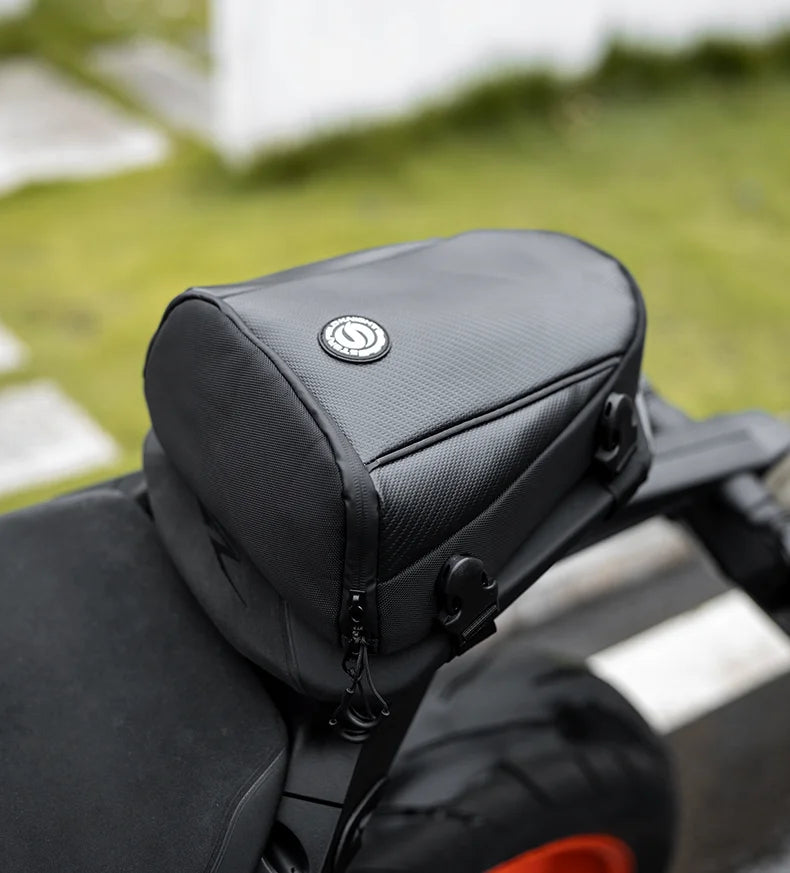SFK Large Capacity Motorcycle Bag Rear Seat Bag Tail Pack Multifunctional Crossbody Bag Riding Gears With Outdoor Raincover