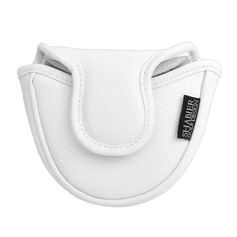 PU Leather Crane Japan Embroidery Magnetic Closure Golf Blade Putter Cover Golf Mid Mallet Putter Headcover