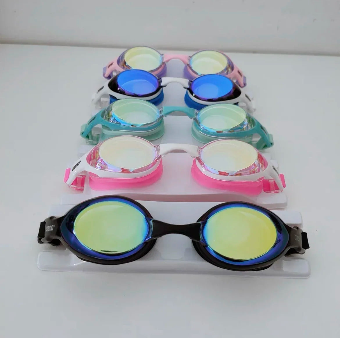 ARENA Professional Anti-Fog HD Swimming Women Adjustable Silicone Swim EYEWEAR Goggles Leak Proof Protection Glasses Men