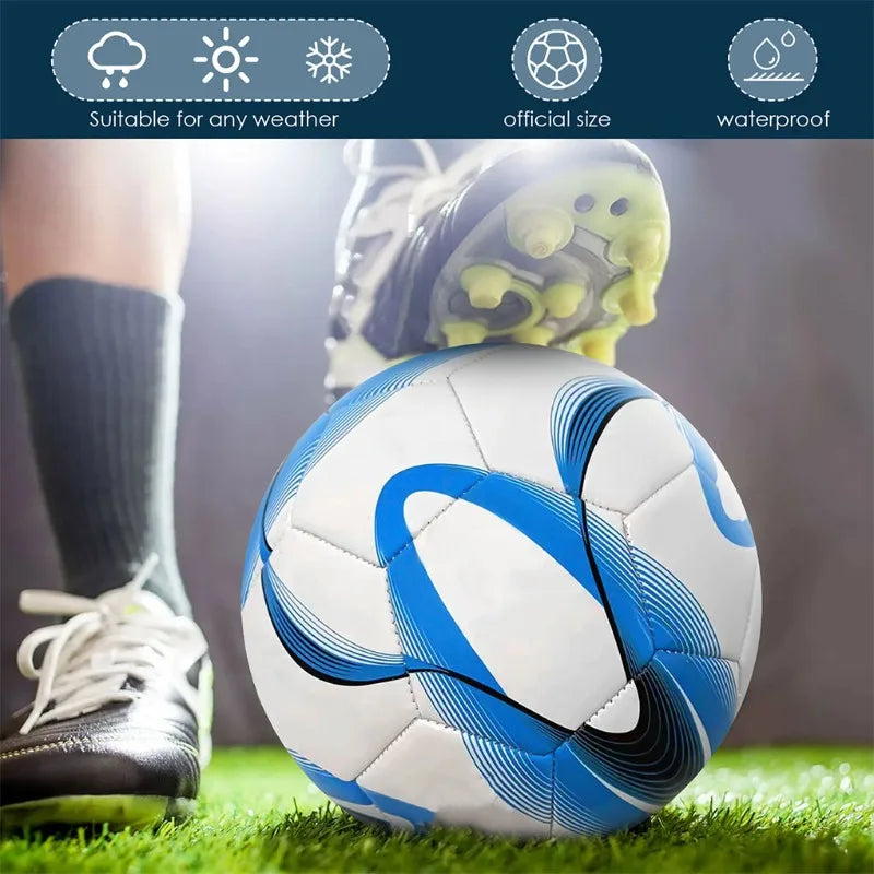 Soccer Balls Official Size 5  PVC Professional Match Football World Football Seamless Outdoor Match Game Football Training