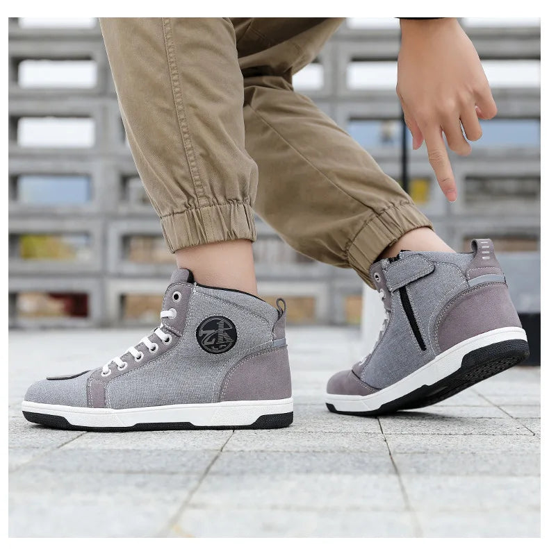 Motorcycle Riding Shoes Motorcycle Boots All Season Breathable and Anti Fall Riding Equipment Road Racing Shoes forRiders오토바이 부츠