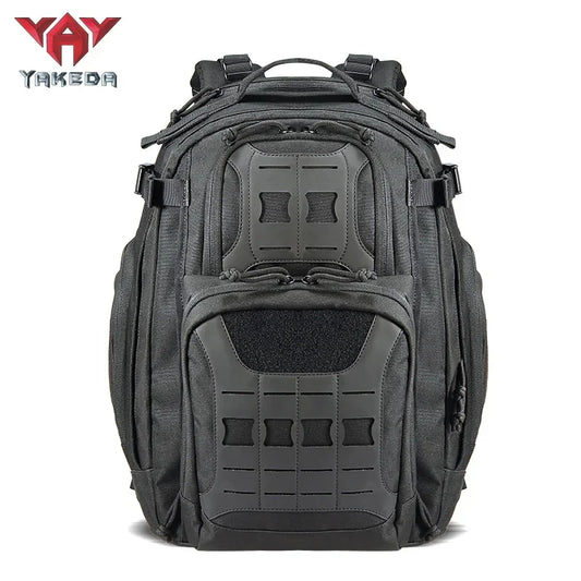 YAKEDA 600D MOLLE Tactical Backpack Assault Pack 40L Waterproof Outdoor Travel Camping Climbing Hiking Bag Mens Rucksack