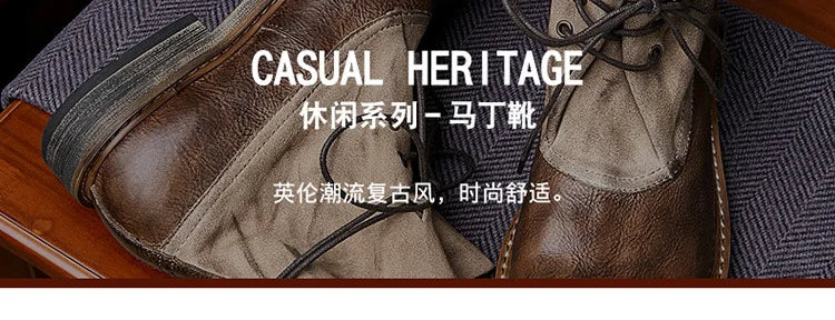 Retro Cowhide Motorcycle Boots Men Quality Breathable Motorbike Leather Boots Wear Resistant Moto Riding Shoes Summer Winter