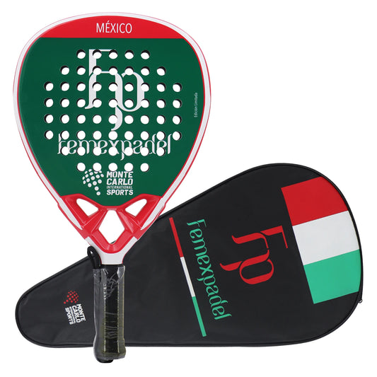 Full Carbon/3k/12k/18k/Fiberglass Padel Rackets Lightweight Surface Frosted Treatment High Quality Raquete Padel For Beginner
