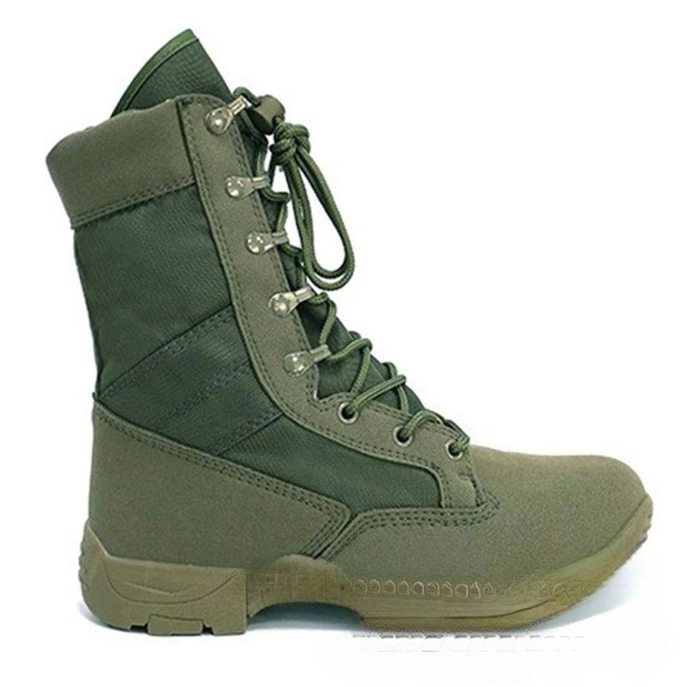 2025 New High Top Combat Boots Green Desert Brown Boot Lightweight Training Boot Hiking Boots Man Tactical shoes