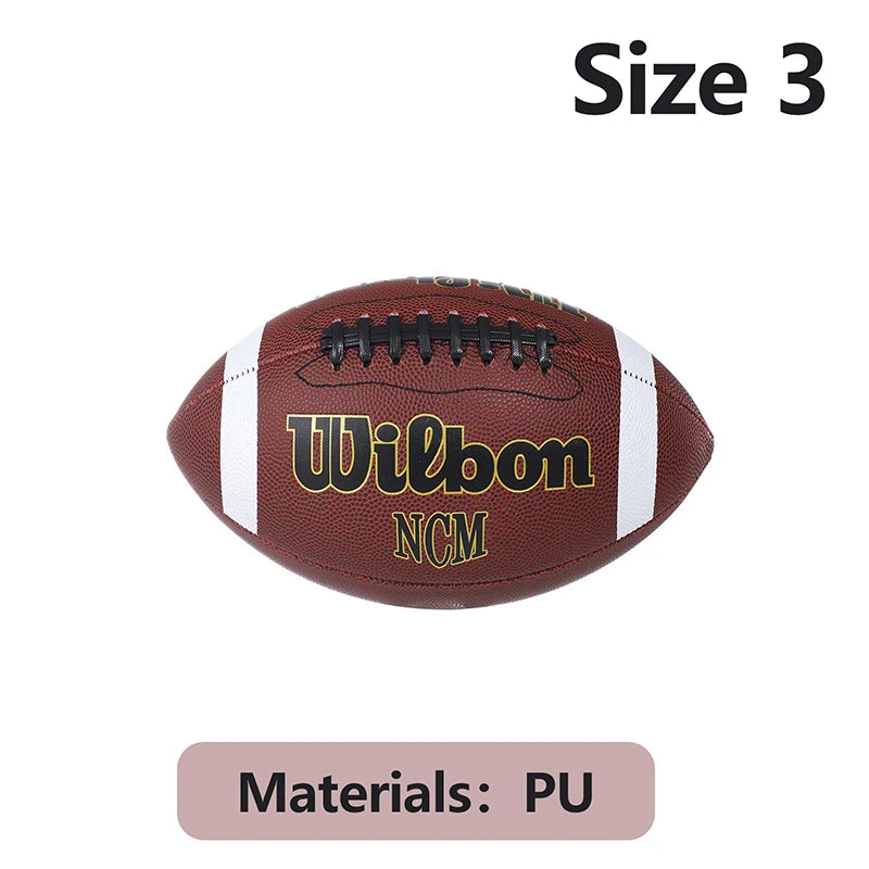 Standard Rugby Ball American Football Soccer Association Football Size 3 6 9 Sports Football Adult Kid Training Game Supplies