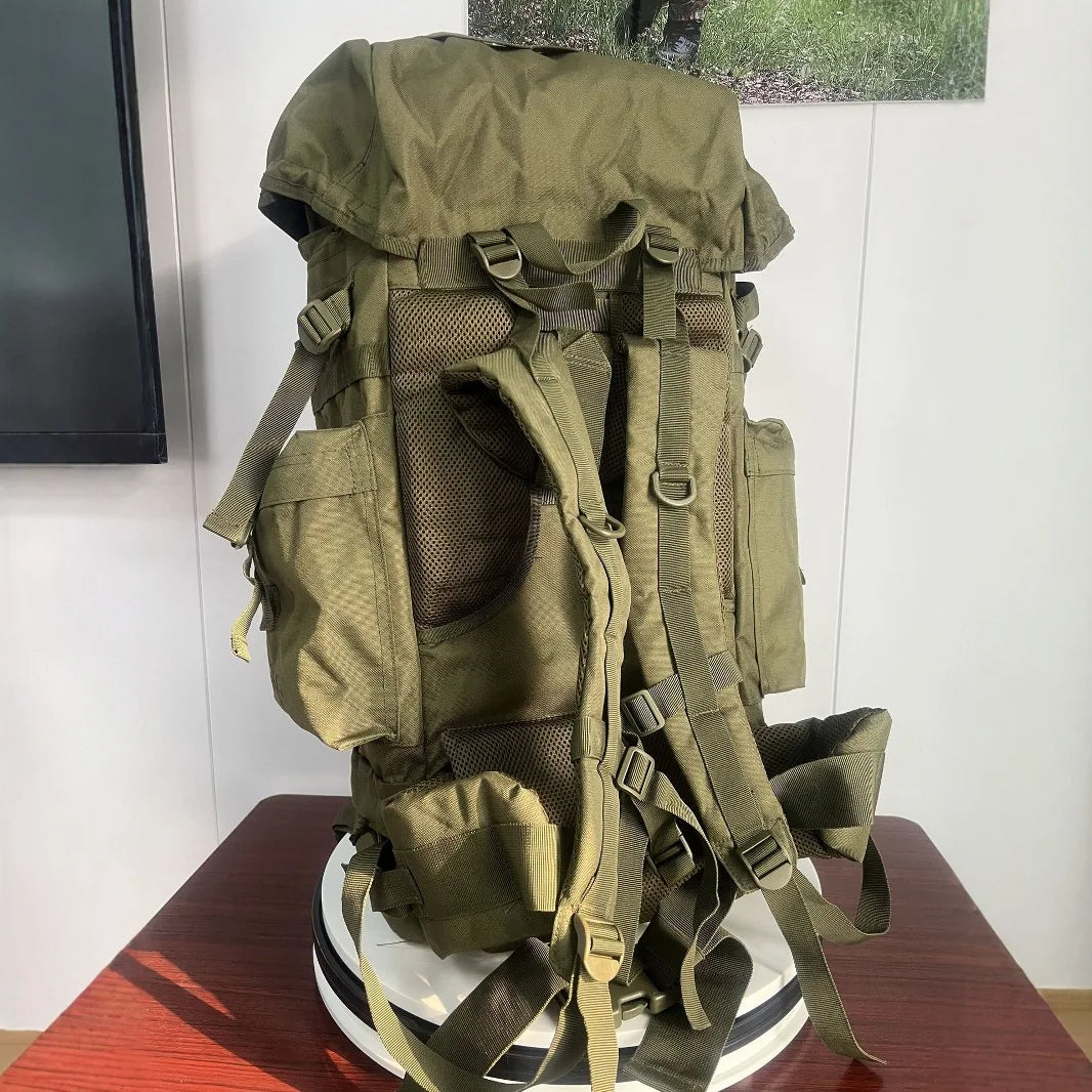 600D Polyester Hiking Bag Travel Backpack Men's And Women's Rucksack Large Capacity Trekking Luggage Package Emergency Knapsack