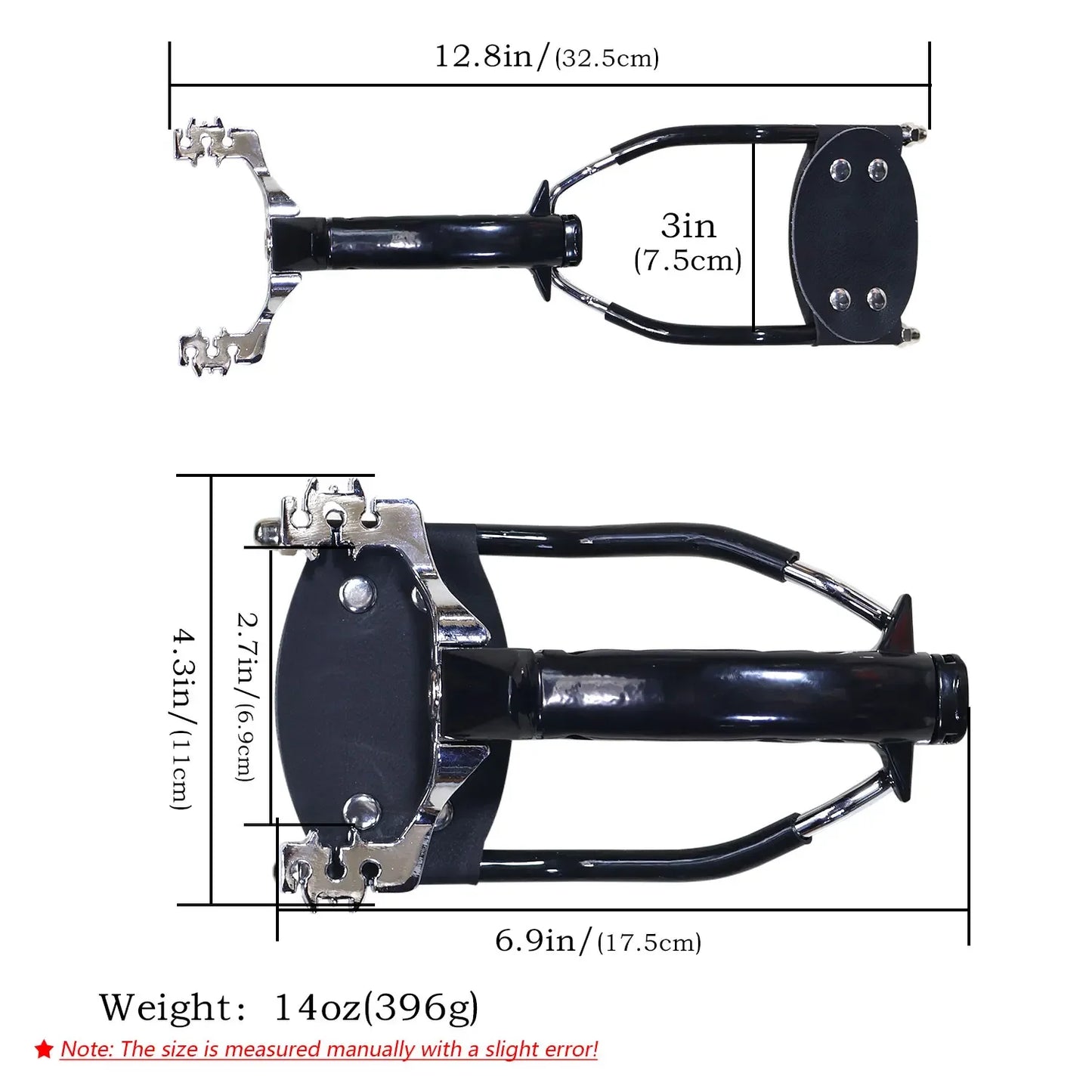 Professional Colored Metal Foldable Wrist Support Sling Handheld Hunting Shooting Sling High-power Slingshot Catapult Package