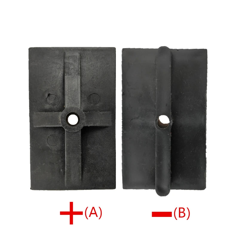 Plastic fixing blocks for lead-acid batteries used in electric golf carts and sightseeing vehicles