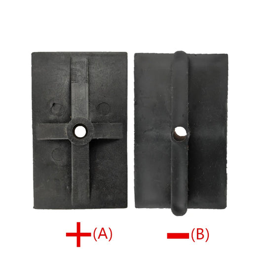 Plastic fixing blocks for lead-acid batteries used in electric golf carts and sightseeing vehicles