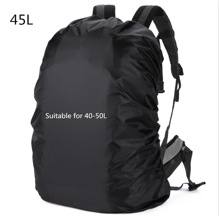 20-80L Adjustable Waterproof Dustproof Backpack Rain Cover Portable Ultralight Shoulder Protect Outdoor tools Hiking