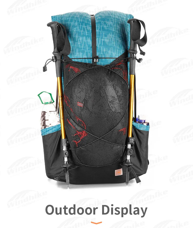 3F UL GEAR QIDIAN 40+16L Backpack 2.0 Ultralight Large Capacity Outdoor Camping Hiking Climbing Bag Nylon Waterproof Lightweight