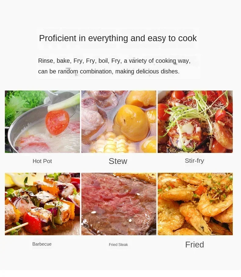 220V Large Electric Grill Barbecue Household Smokeless Electric Grill Pan Non-stick Grill Pan Grilled Fish Electric C