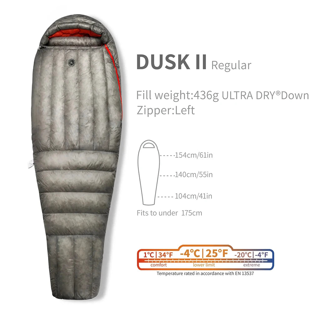 AEGISMAX Wind Hard Dusk Down Sleeping Bag Ultralight  800FP Ultra Dry for Outdoor Camping Hiking Backpacking Equipment Adult