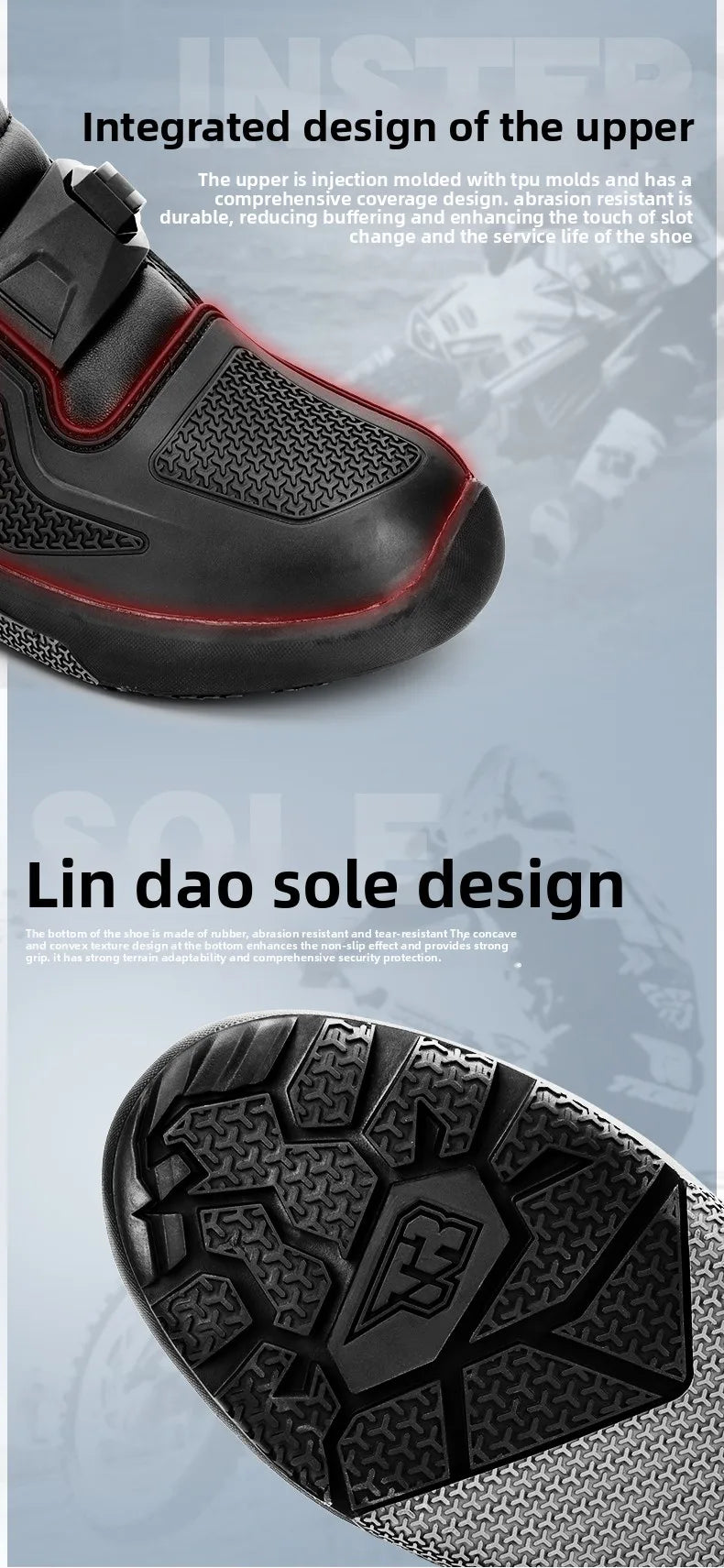 TR tiger MX3 Motorcycle Off-Road Boots Anti-fall Lindau ADV Rally Activity shaft Riding boots High Top Adult