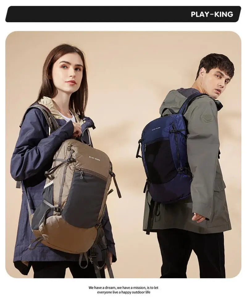 Ultra-light Folding Camping Hiking Backpack Professional Water Repellent Travel Duffle Bags Mountaineering Double Shoulder Bag