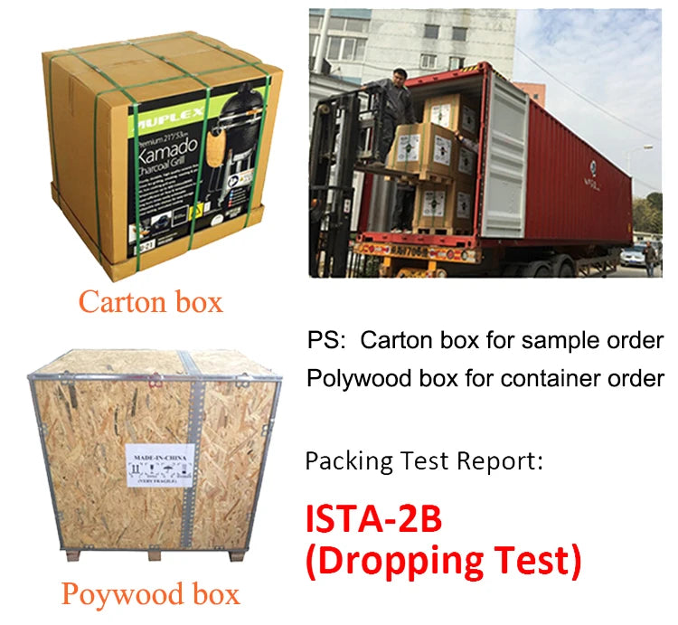 21-Inch Indoor/Outdoor Kamado  Ceramic Grill Oval Egg BBQ with Steel Iron Garden Camping  Ceramic BBQ