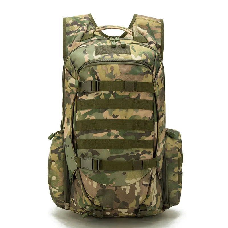55L Tactics Backpack High Capacity Camping Backpacks Outdoor Army Camouflage Shoulder Bag Multifunction Fashion
