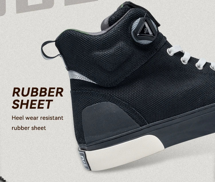 Star Field Knight Green Retro Motorcycle Riding Shoes Comfortable Breathable Hard Protection Wear-resistant Motocross Race Boots