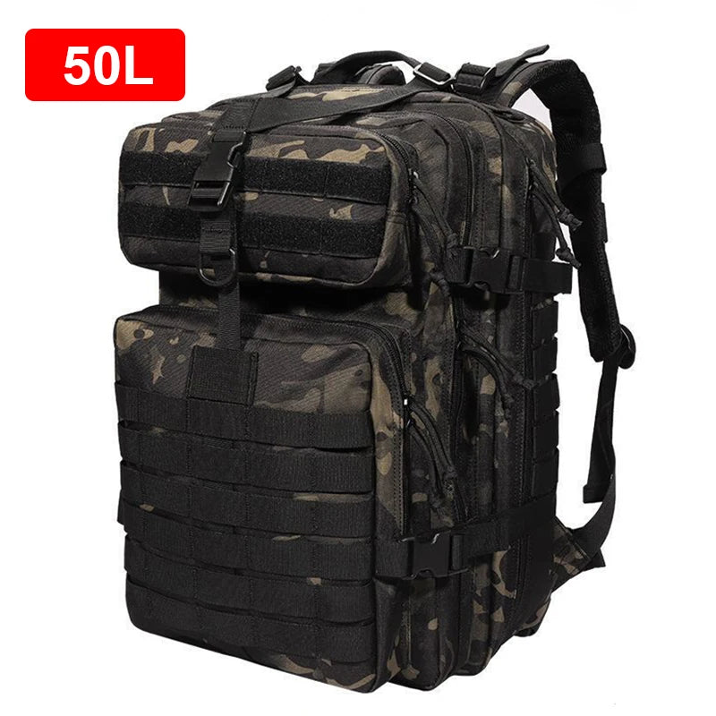 Army Tactical Backpack for Men 30L/50L Travel Camping Bag 1000D Military Hiking Supplies Sports Trekking Climbing Waterproof bag
