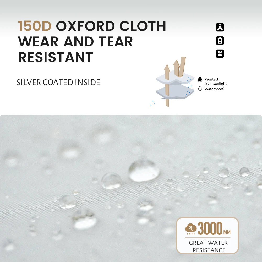 MOBI GARDEN Camping Tent Royal Castle 150D Oxford With Snow Skirt Double Layer Waterproof Hiking 5 Person 4 Season Tent UV50+