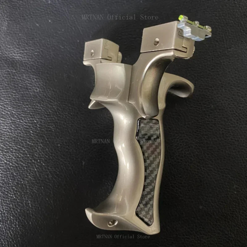 High Precision Metal Alloy Slingsshot Rubber Band Powerful Slingshot Outdoor Hunting Shooting Competition Catapult