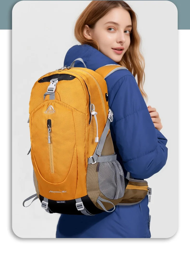 30L Outdoor Backpack Hiking Bag Multi functional Anti splash Mesh Frame Backpack for Tourism Ultra Light Travel Backpack