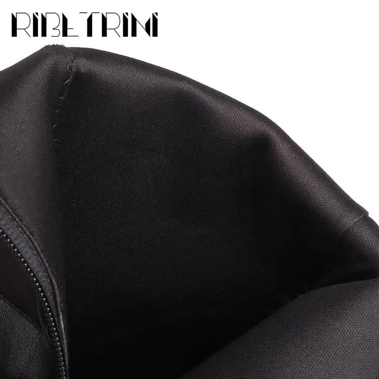 Platform Women Boots Pounted Toe High Heeled Double Platform Shoes Ankle Buckle Punk Goth Cool Fashion Brand Winter Boots Woman